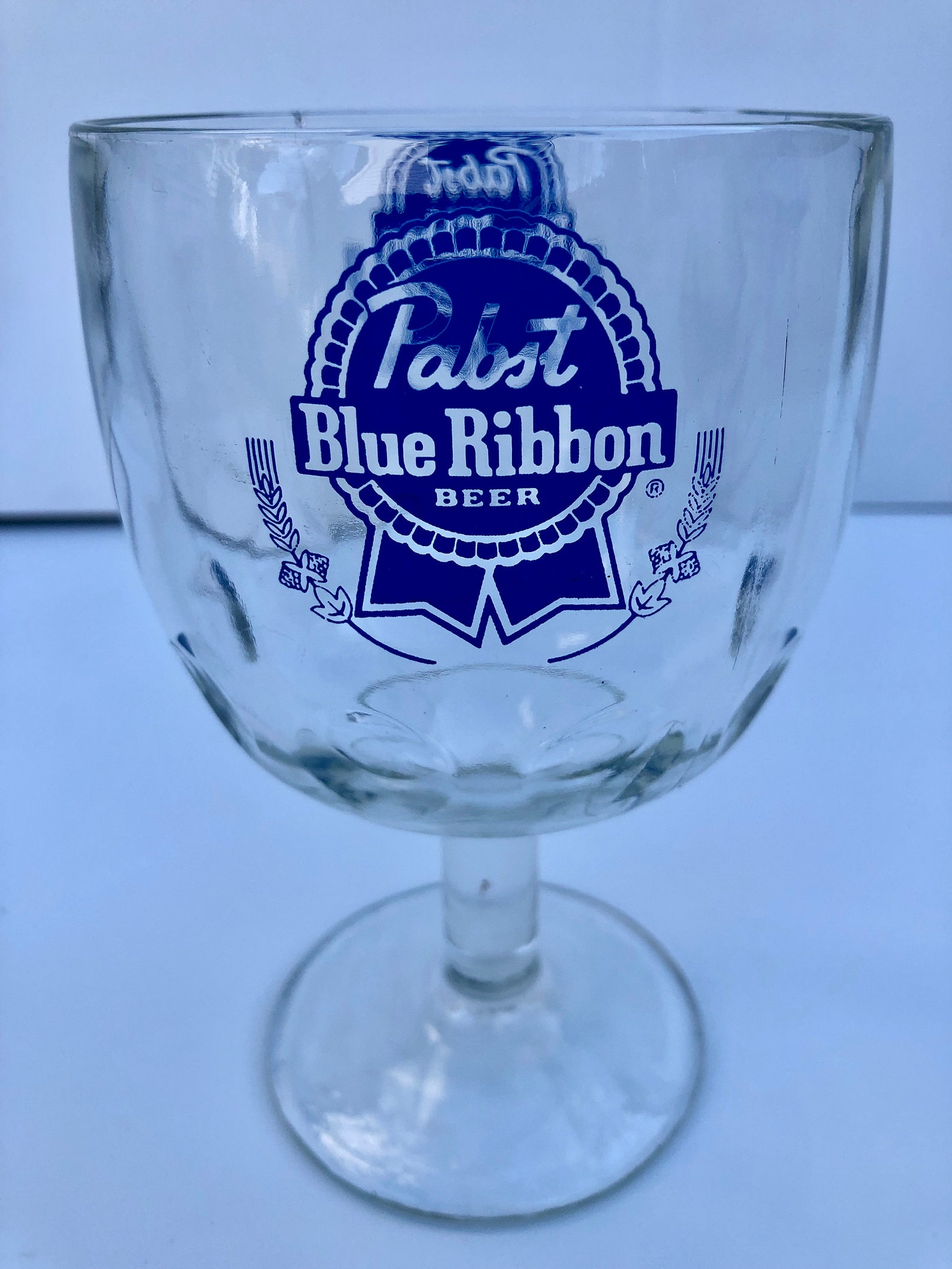 Vintage Beer Goblets Rare Set of Eleven Heavy Thumbprint Etsy