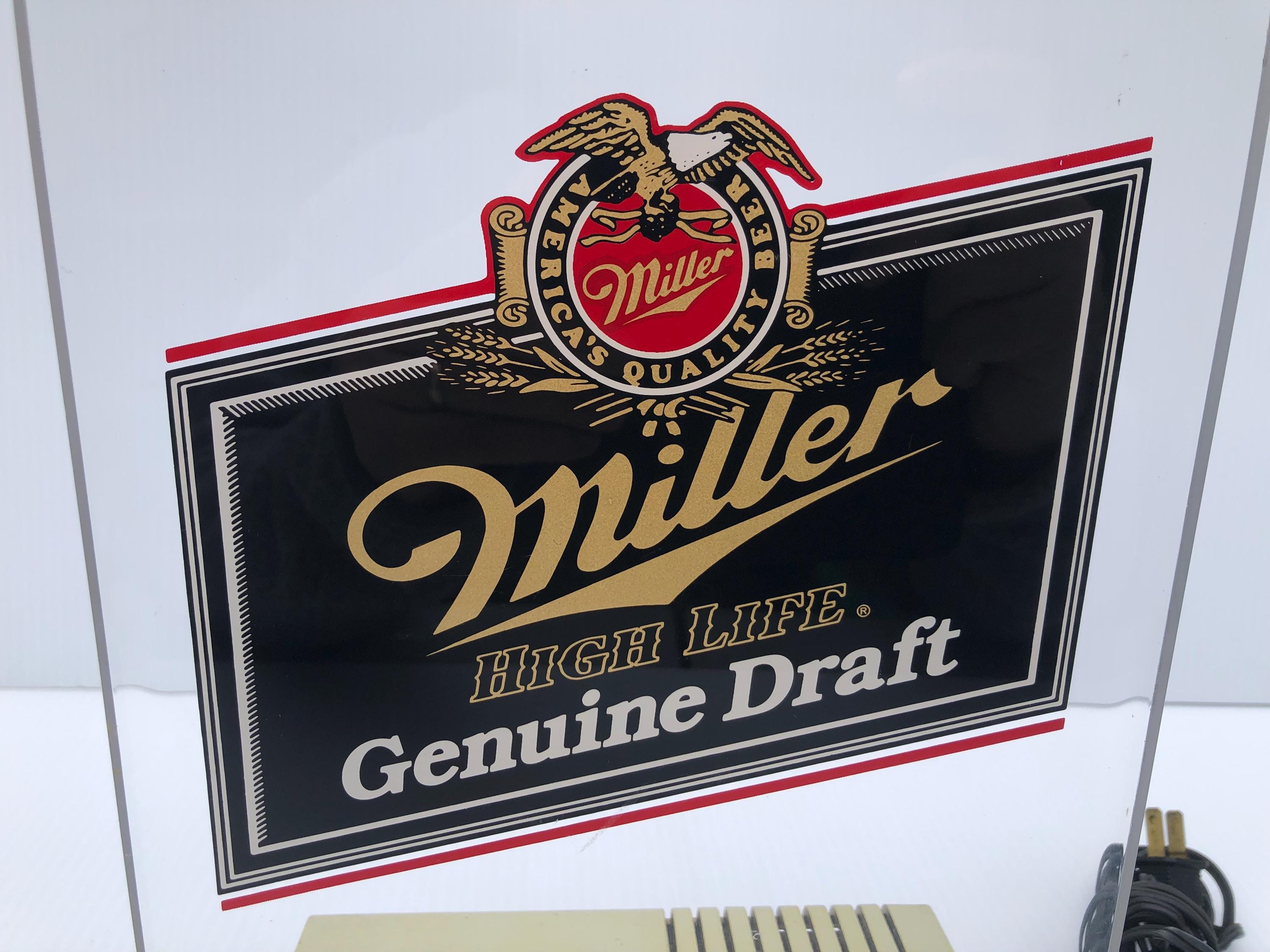 Vintage Miller Genuine Draft Bar Light, Tavern Cash Register Vintage Miller Genuine Draft Bar Light, Tavern Cash Register