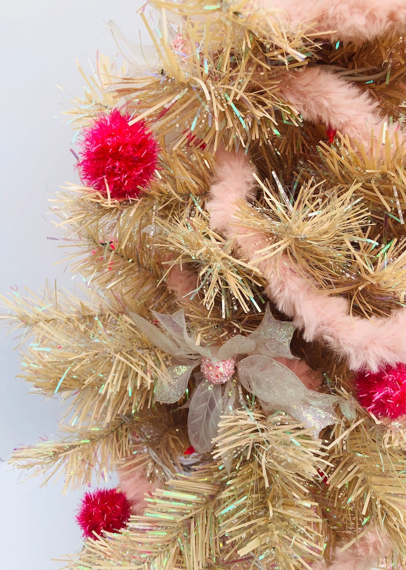 Vintage 34 H Pink Barbie Christmas Tree Working Pink Etsy