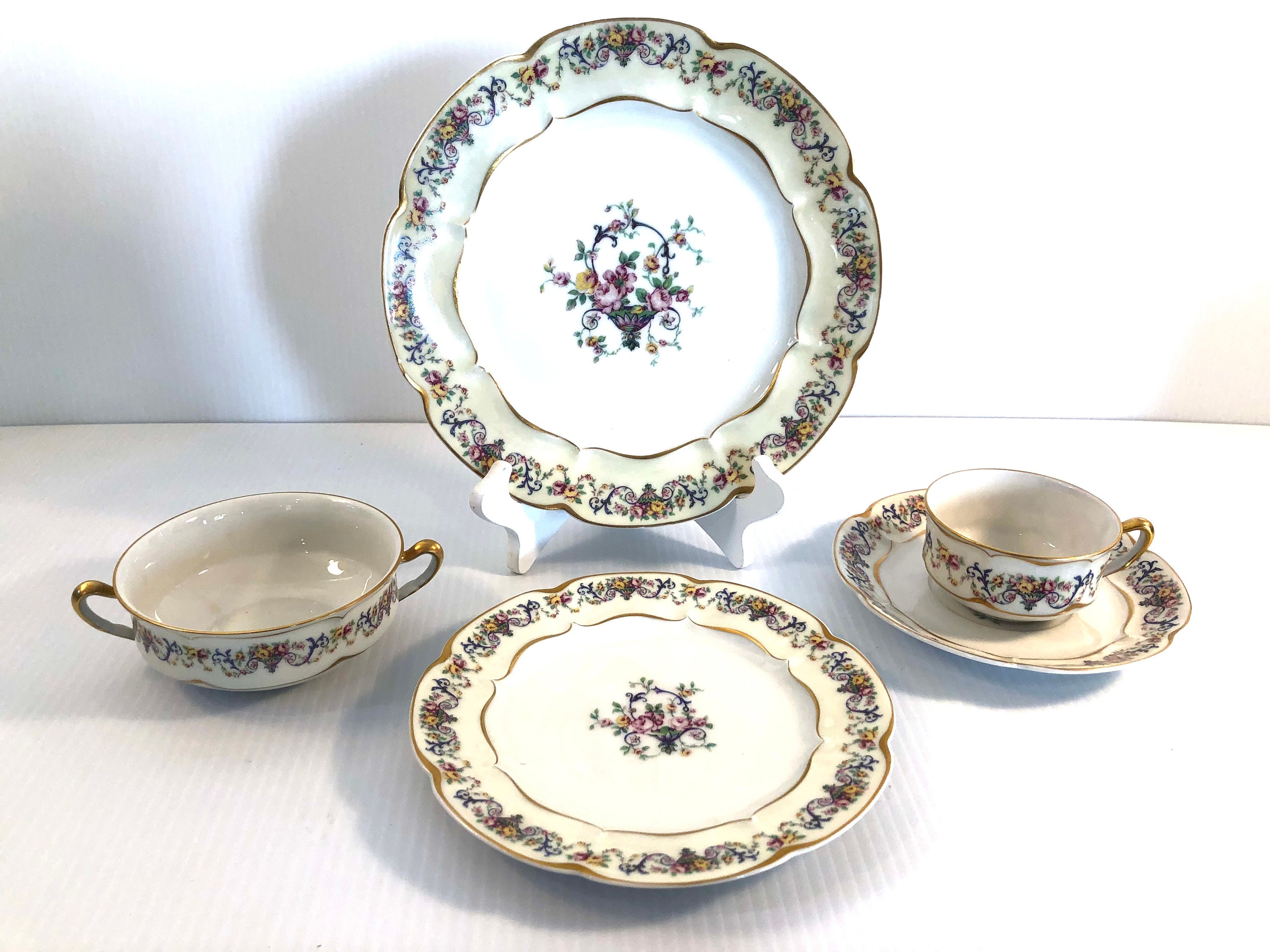 Vintage Haviland France Symphony Limoges China, Exquisite Vintage Haviland France Symphony Limoges China, Exquisite