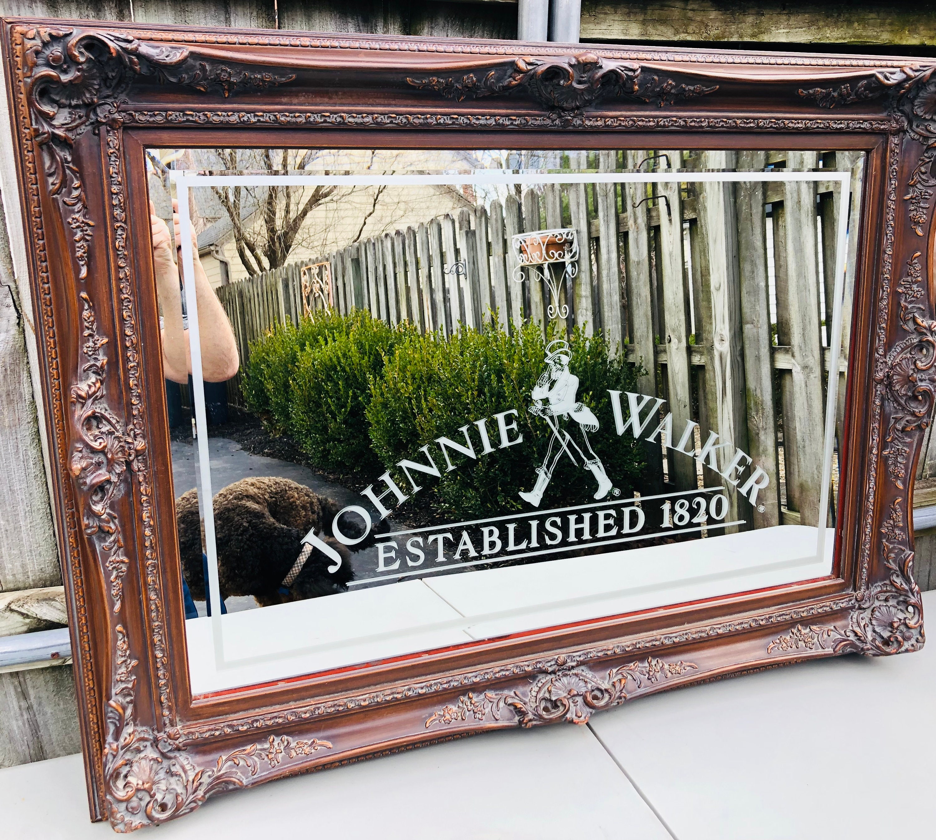 Amazon.co.jp: Johnnie walkerジョニーウォーカー 特大 額縁