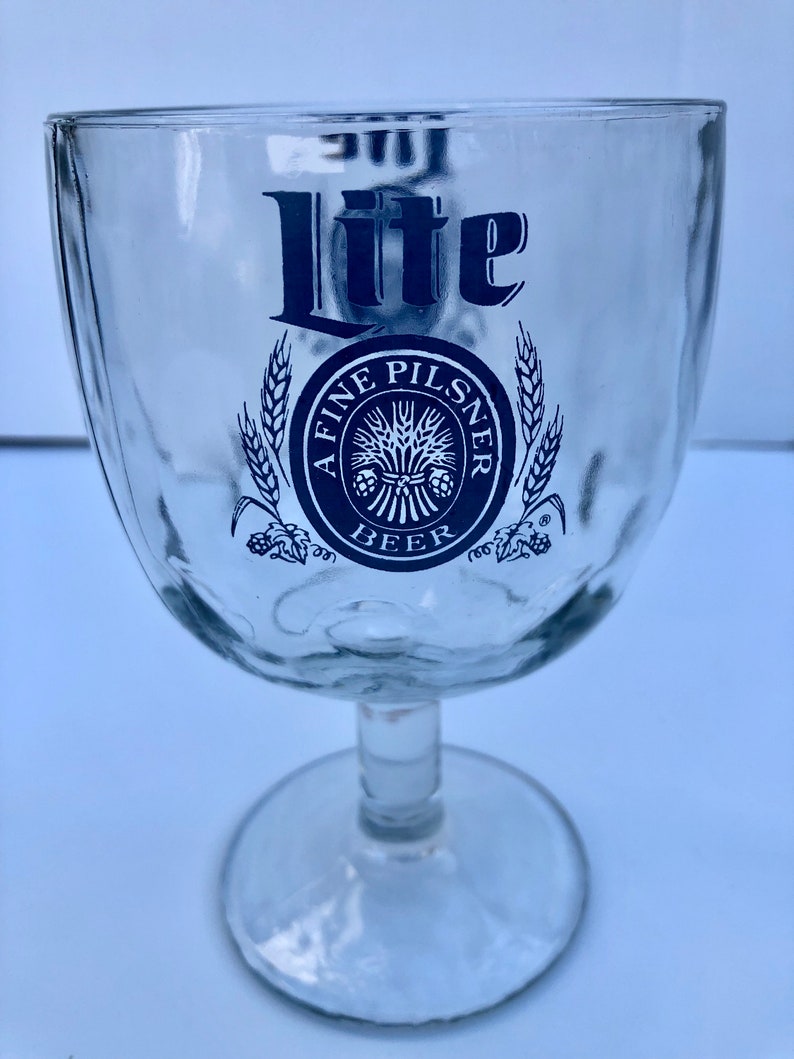 Vintage Beer Goblets Rare Set of Eleven Heavy Thumbprint Etsy