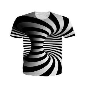 Creative Vortex Tshirt Cool Original 3D Printed Quality T-shirt Perfect ...
