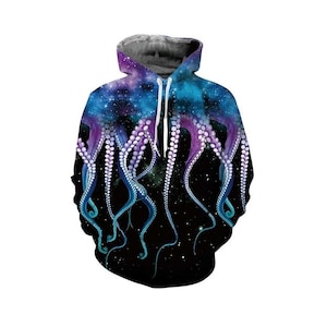 Galaxy octopus 2025 hoodie