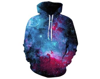 galaxy print sweater