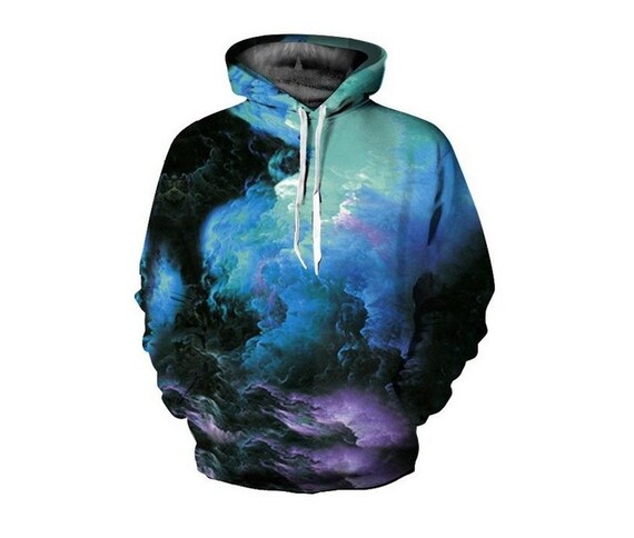 Space shop paint hoodie