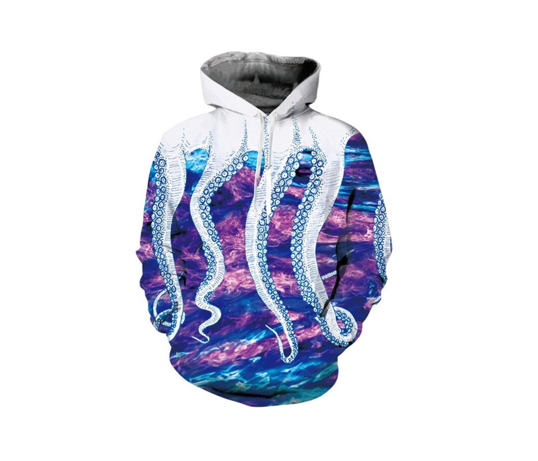 Creative Galaxy Cosmos Octopus Paint All Over Print Hoodie - Etsy UK