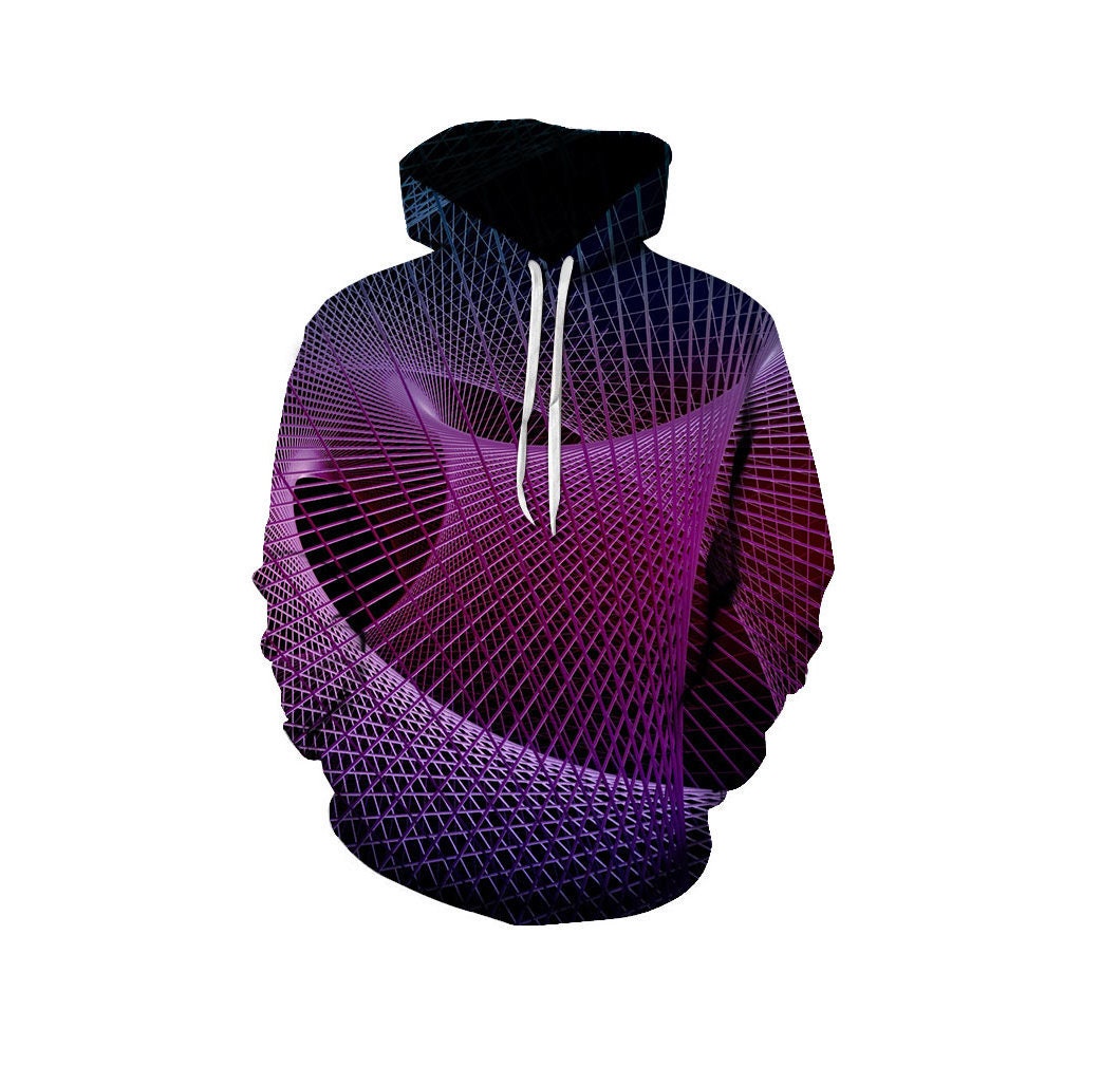 Creative Hypnotic Vortex Patent All Over Print Hoodie Cool - Etsy