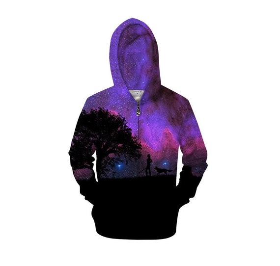 wolf galaxy hoodie
