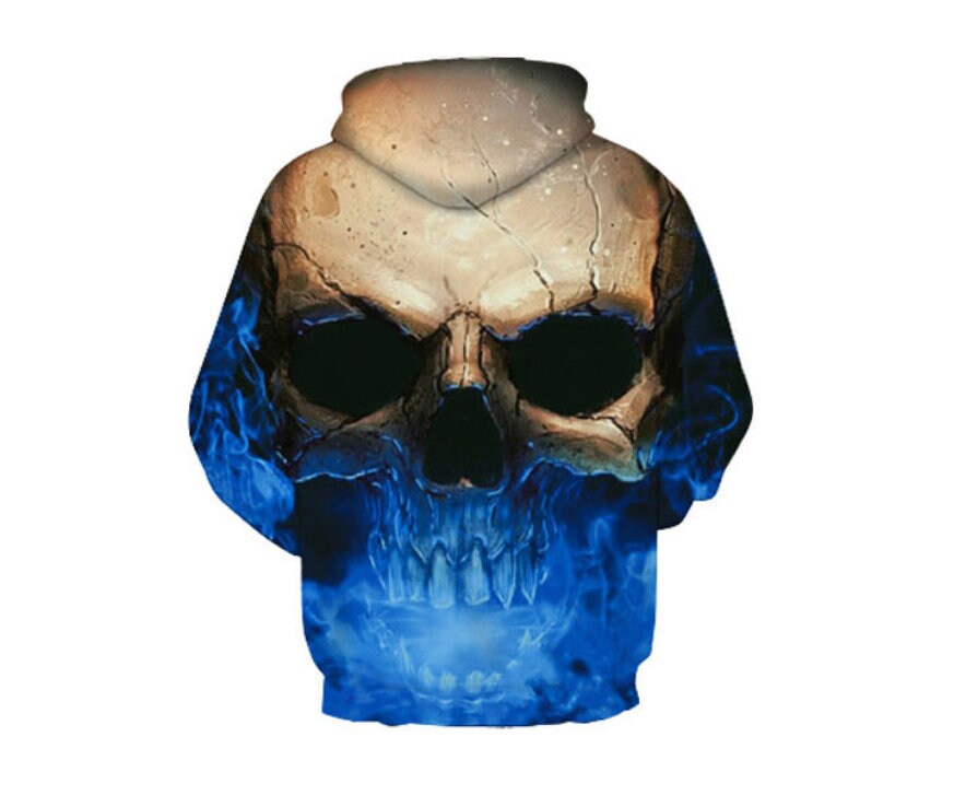 Tennessee Titans Skull Men And Women Black And Blue 3D Hoodie Impressive  Gift