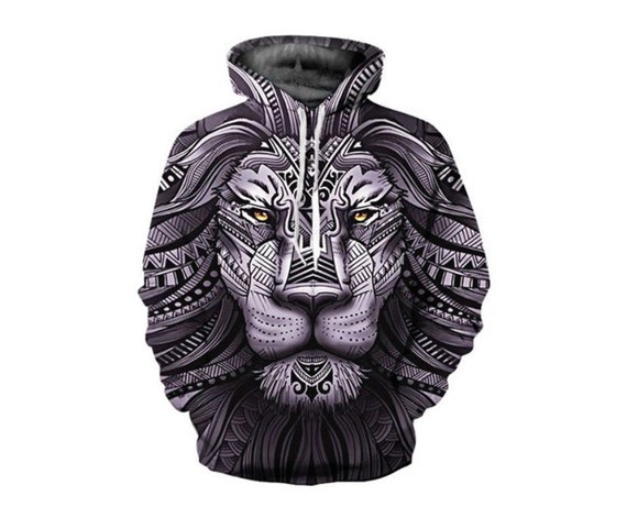 White lion hoodie cheap