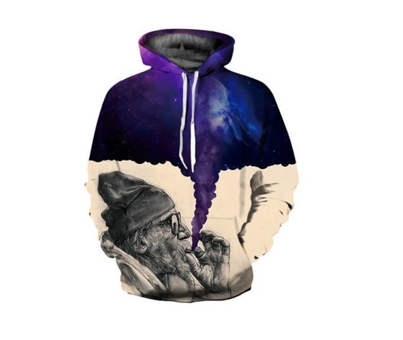 galaxy paint hoodie
