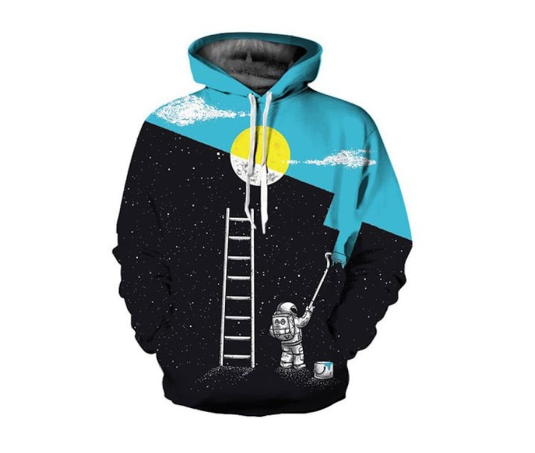 Space paint bucket best sale hoodie