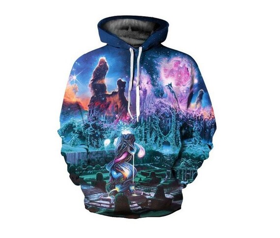 Space clearance paint sweatshirt