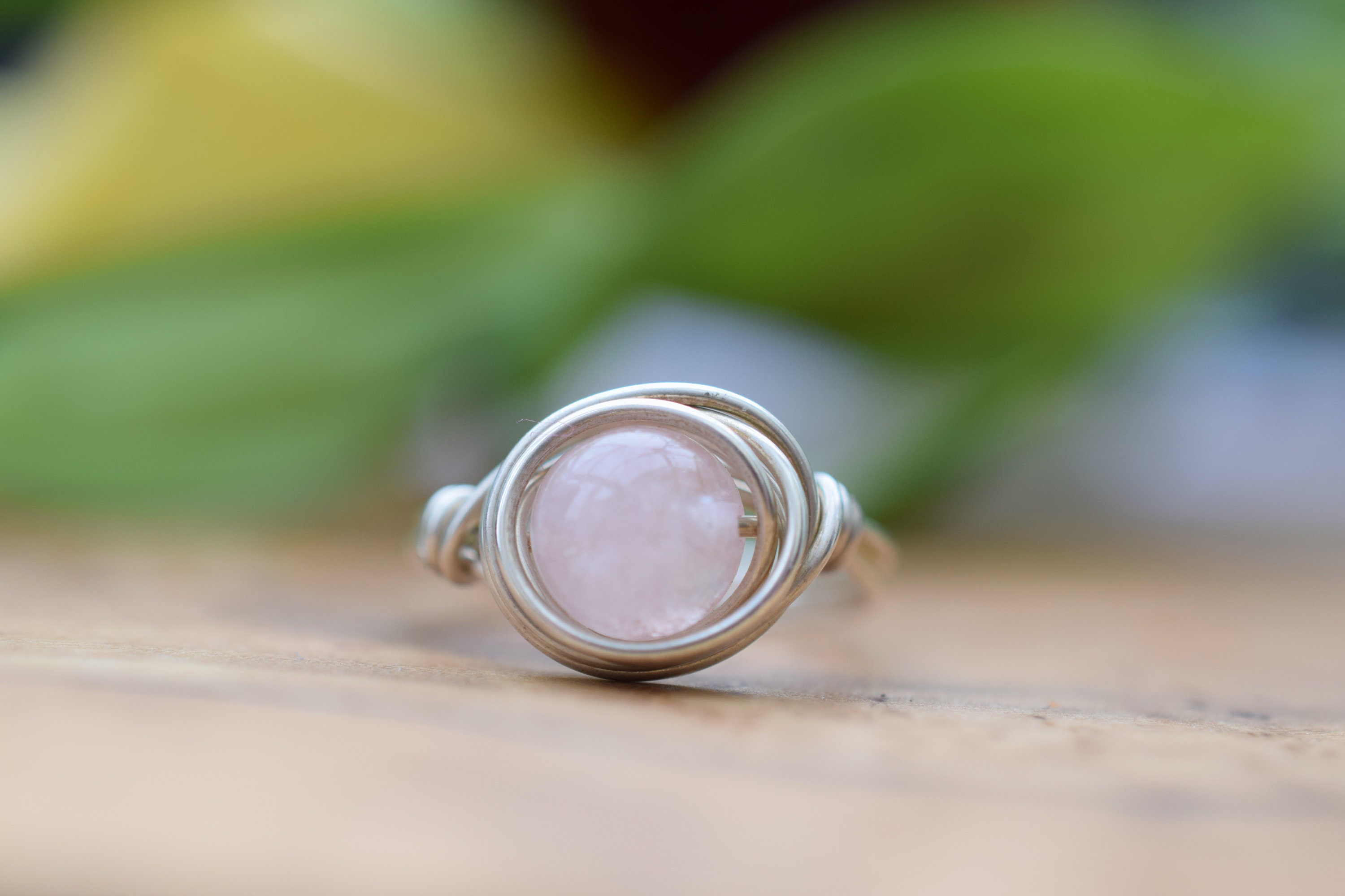 Pink Morganite Ring in Sterling Silver - Etsy UK