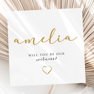 Will You Be Our Witness Card – Wedding Witness Proposal, Will You Be Our Witness Proposal (001)