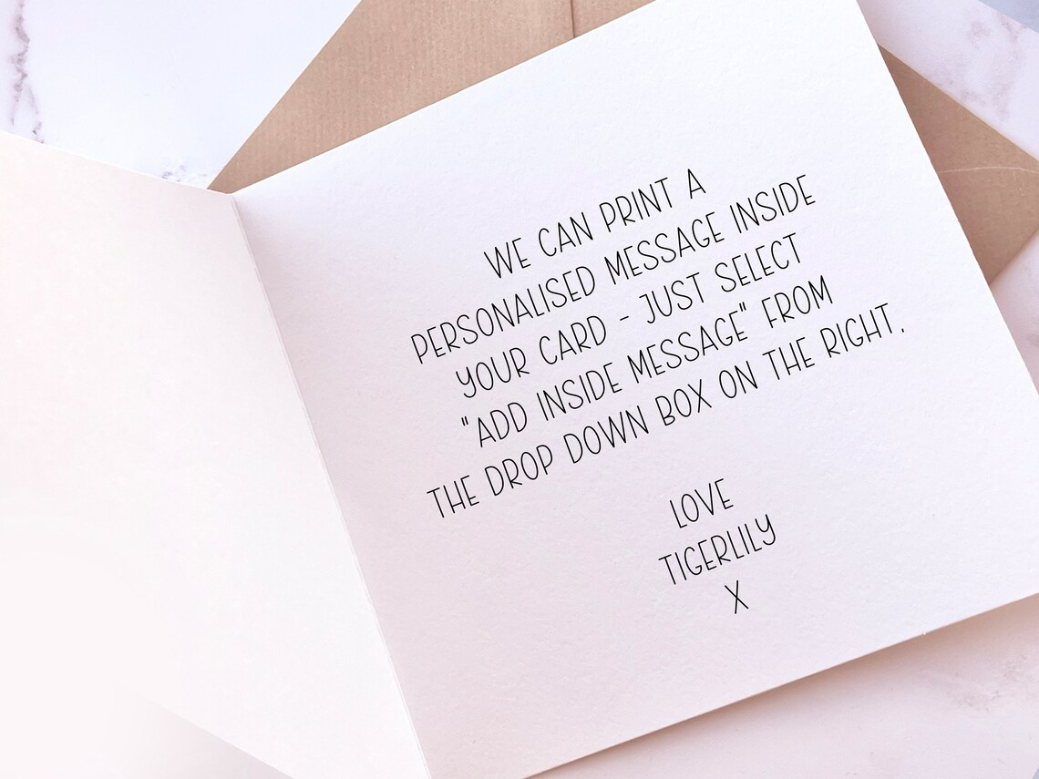 Personalised 40th Birthday Card – Forty And Fabulous – Champagne & Presents – Handmade UK