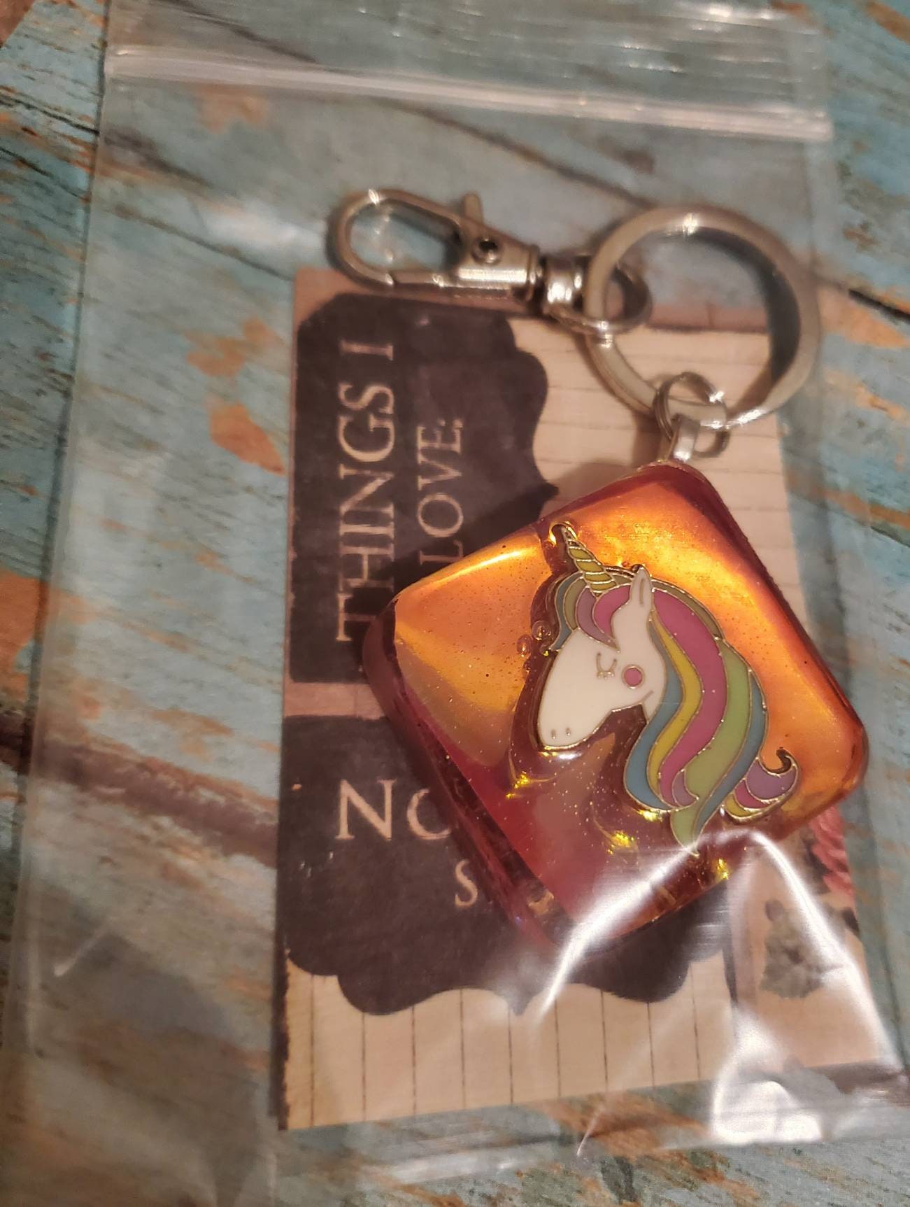 Unicorn Keychain Etsy