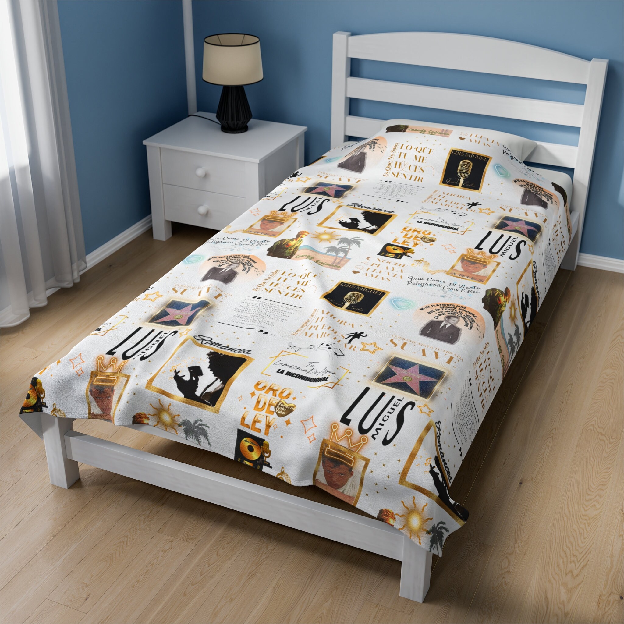 Luis Miguel Blanket Song Lyrics Gift for Her Etsy