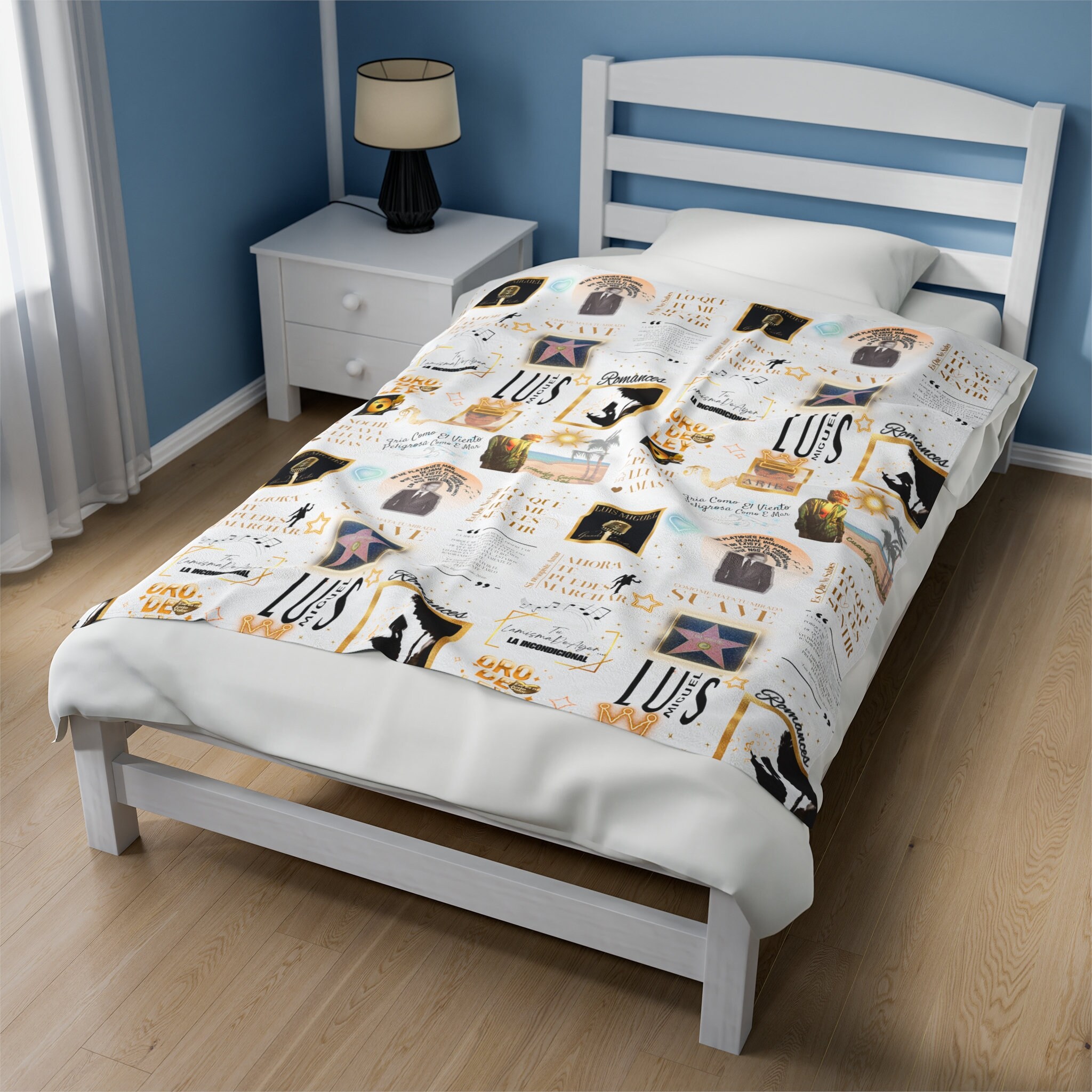 Luis Miguel Blanket Song Lyrics Gift for Her Etsy