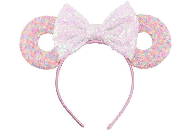 Donut Glitter Disney Ears Pink