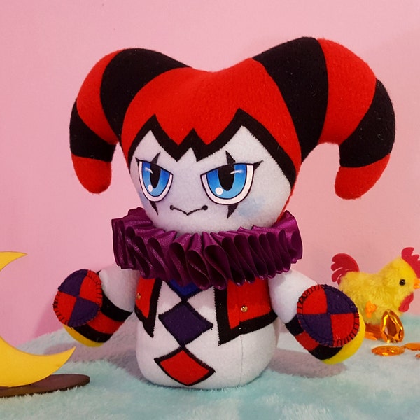 11" Reala inspired plushie, with balanced standing