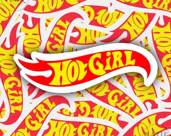 Hot Girl Summer, Hot Girl, Manifest, Self Affirmation, Laptop Sticker, Water Bottle Sticker, Funny Sticker, Summer,  Enneagram
