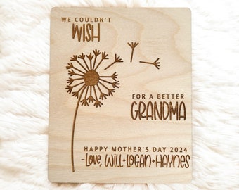 Mothers Day Sign, Mothers Day Handprint, Mother’s Day Gift, Gifts for mom, grandparents gift, Mother’s Day laser engraved