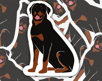 Rottweiler Dog, Rottweiler, Rottweiler Sticker, Dog Mom, Dog Sticker, Rotty, Puppy