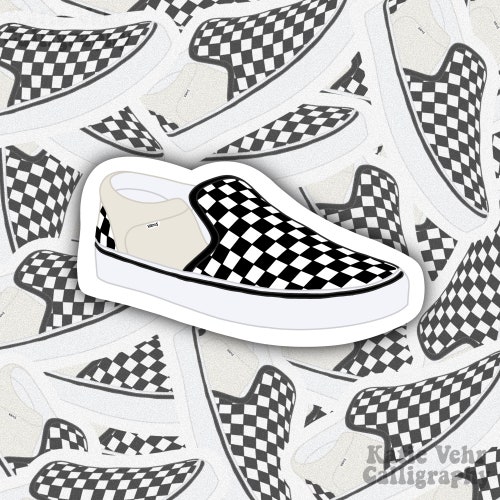 retro checkered vans