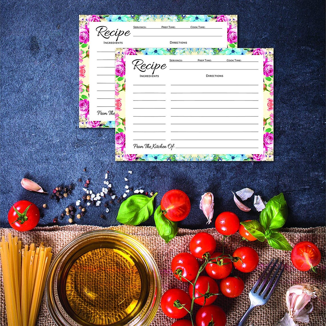 Pioneer Woman Recipe Box w/ Cards 50 ct Etsy