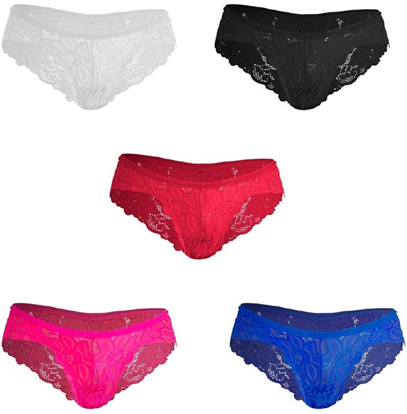 Besame Women Thong Lace Panties Spandex Underwear Lingerie 5 Etsy
