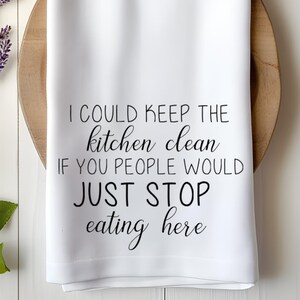 おもしろキッチンティータオル：皮肉なお母さんへの贈り物、農家風インテリア