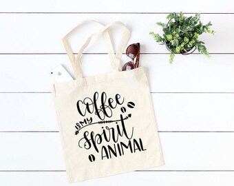 Coffee Lover Tote Bag, Reusable Grocery Bag, Tote Bags, Shoulder Bag, Canvas Tote Bag, Ecobag, Market Tote Bag, Canvas Grocery Bag, Tote bag