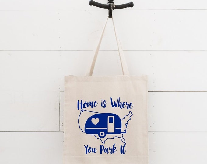 Camping Tote Bag Camper Bag Hiking Bag Family Camping Trip Etsy