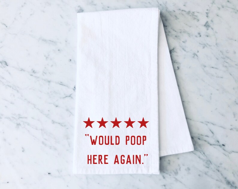 Funny Guest Bathroom Hand Towel Funny Half Bath Hand Towel Etsy