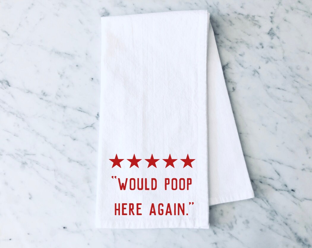 Funny Guest Bathroom Hand Towel Funny Half Bath Hand Towel Etsy