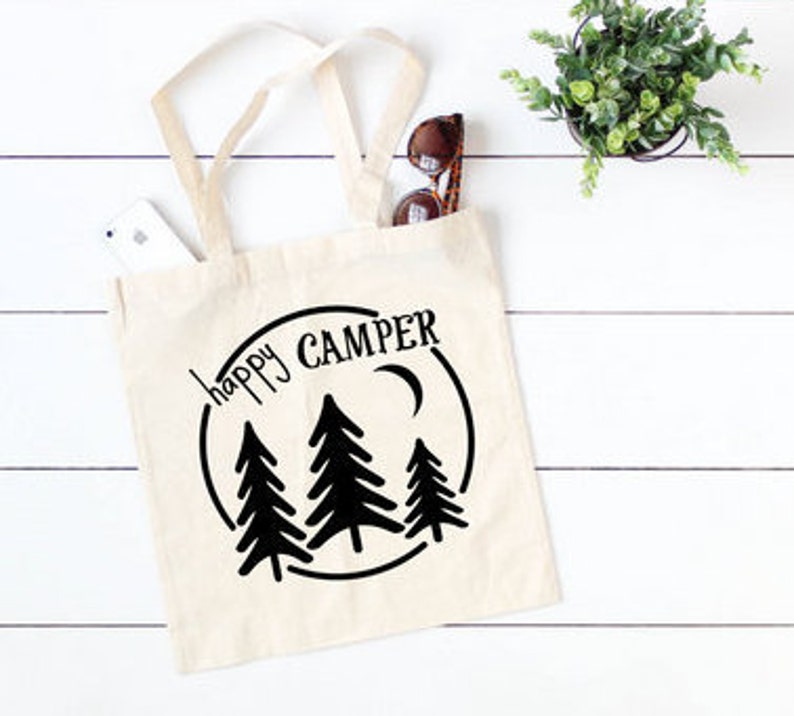 Camping Tote Bag Camper Bag Hiking Bag Family Camping Trip Etsy