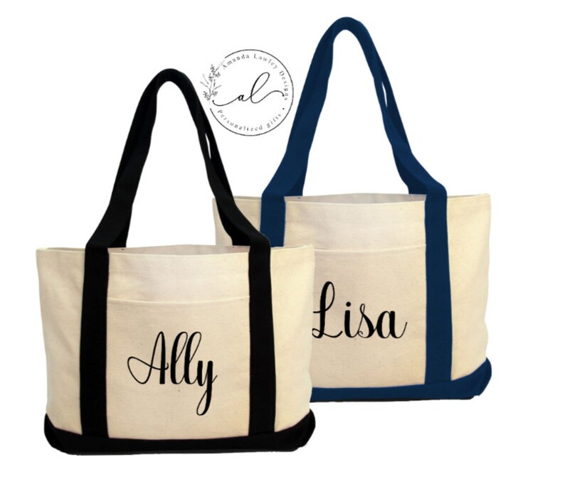 Large Oversized Canvas Tote Bag Jumbo Travel Bag Monogrammed Beach Bag Boat Tote Weekender Bag Custom Beach Tote Bag Travel Bag