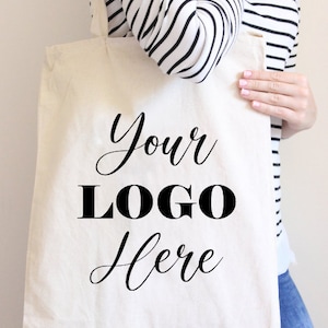 Tote Bag Personalized with Your Logo - Custom Business Merchandise