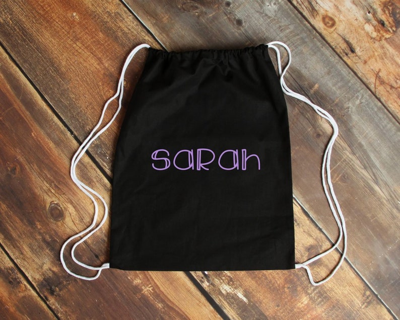 Personalized Drawstring Backpack for Kids Children's PE Etsy