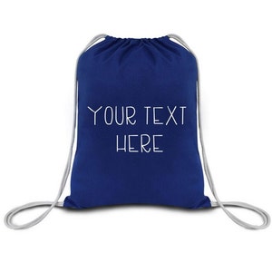 Mochila de cuerdas personalizada para comunión, modelo sirena