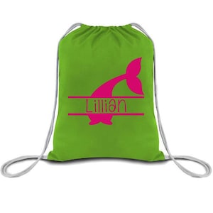 Mädchen Pool Tasche, Mädchen Strandtasche, Meerjungfrau Tasche, Meerjungfrau Geburtstag Party Favors, Meerjungfrau Pool Tasche, personalisierte Kinder Schwimmtasche, Kinder Pool Tasche