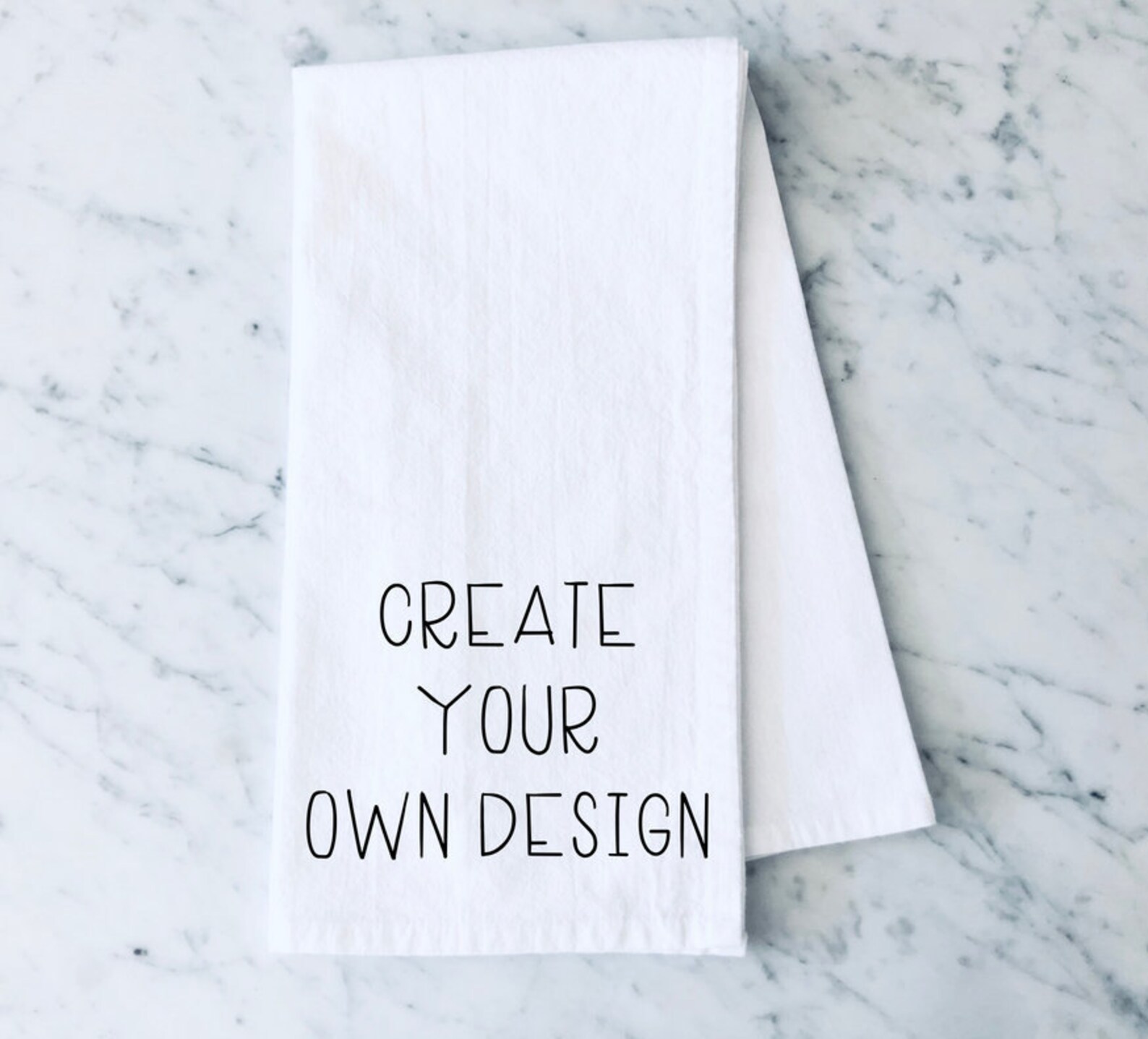 Create Your Own Design Tea Towel, Design Your Own Kitchen Towel, Flour