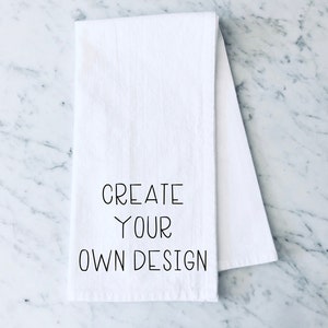 Custom Tea Towel Printing with Your Artwork & Logo Design — Mary's Kitchen  Towels