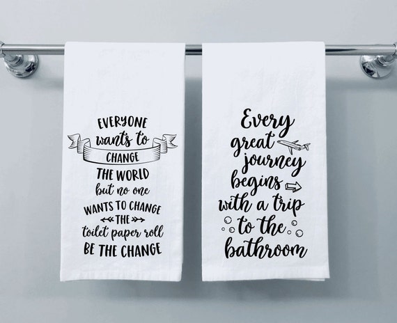 Funny Kids Bathroom Hand Towel Set, Kids Bathroom Hand Towel Set, Guest  Towel, Guest Bathroom, Housewarming Gift, Funny Bathroom Decor -  Israel