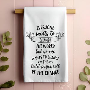 Funny Bathroom Hand Towel, Funny Guest Towel, Guest Bathroom, Housewarming Gift, Funny Bathroom, Bathroom Decor, Farmhouse Bathroom