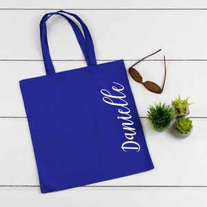 Bridesmaid Gift Bag, Bridesmaids Totes, Monogrammed Bridesmaid Tote Bags, Personalized Bridal Party Gifts, Maid of Honor Tote Bag, Wedding