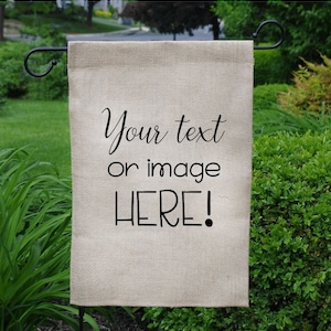 Cree su propia bandera de jardín personalizada, diseñe su propia bandera de jardín, bandera de jardín personalizada, su foto, su imagen, bandera personalizada, decoración al aire libre