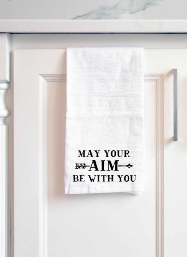 Funny Boys Bathroom Hand Towel Funny Half Bath Hand Towel Etsy
